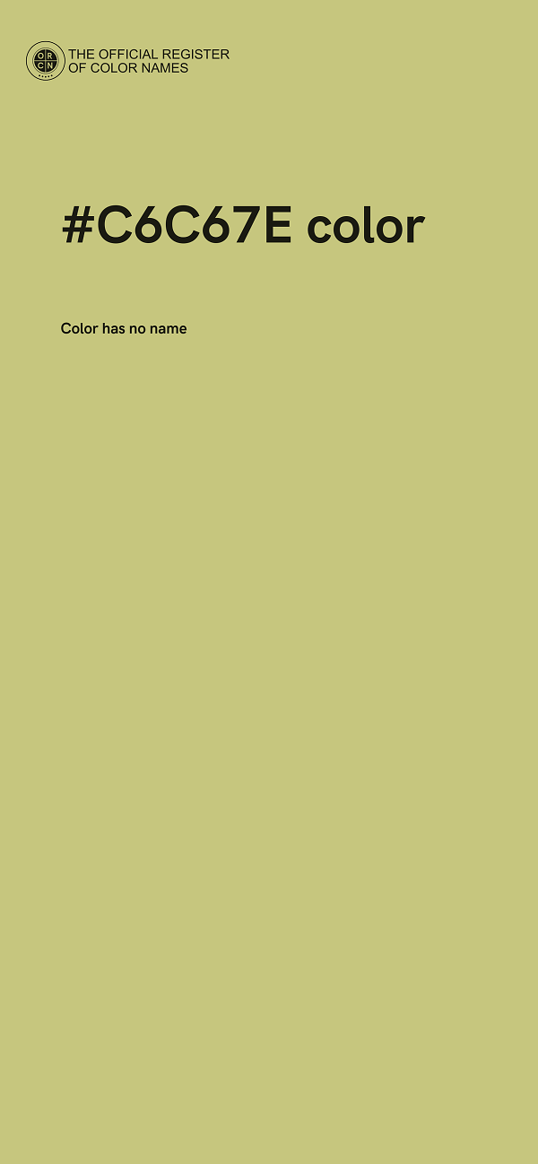 #C6C67E color image