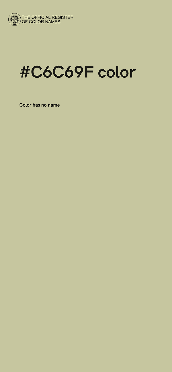#C6C69F color image