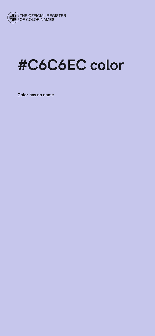 #C6C6EC color image