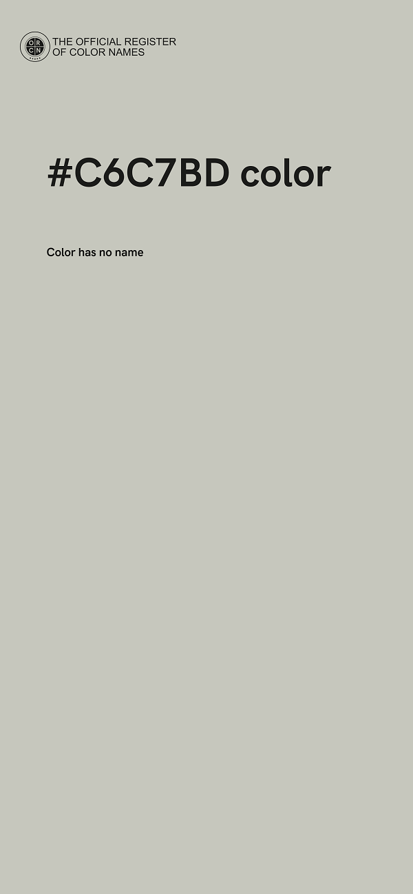 #C6C7BD color image