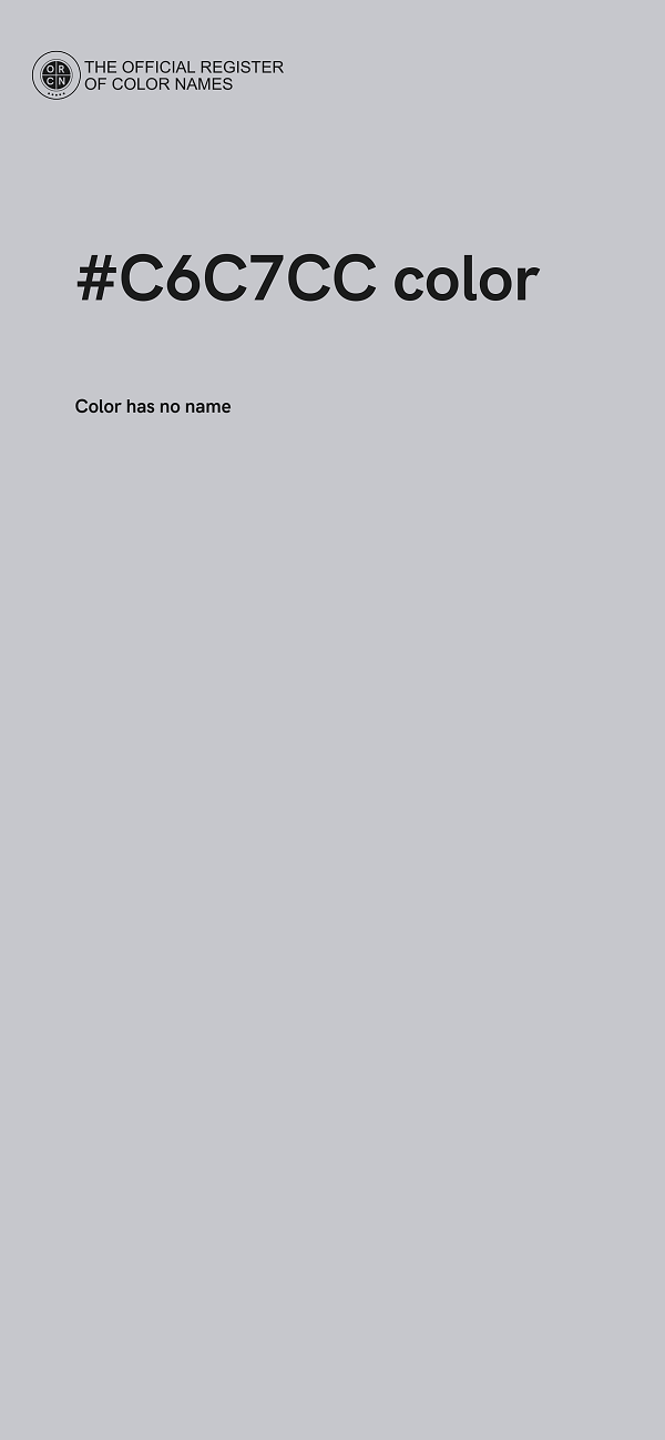 #C6C7CC color image