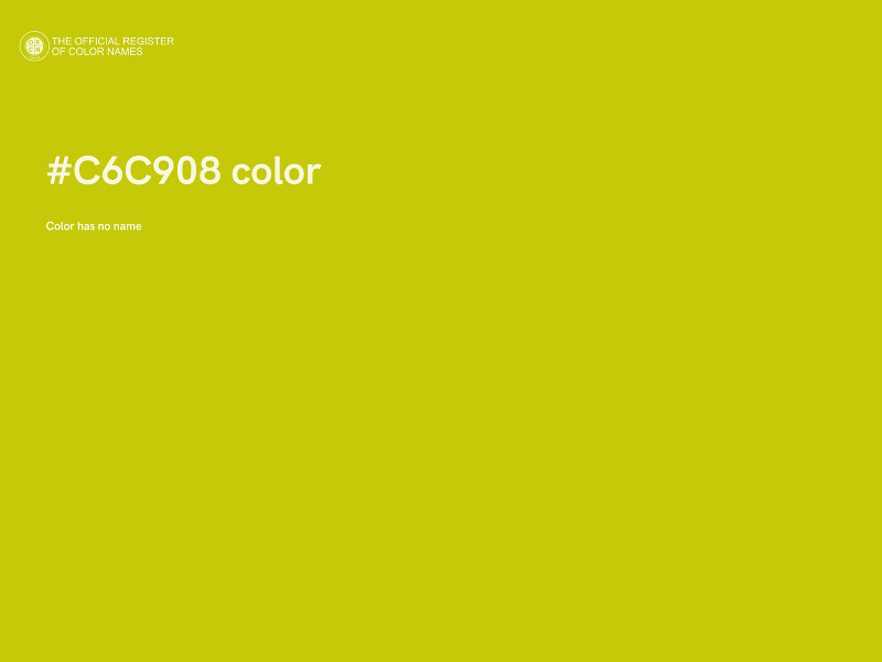 #C6C908 color image
