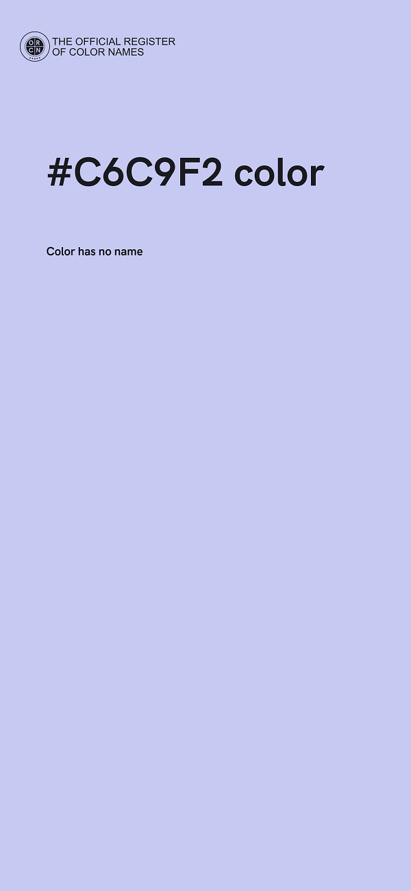 #C6C9F2 color image