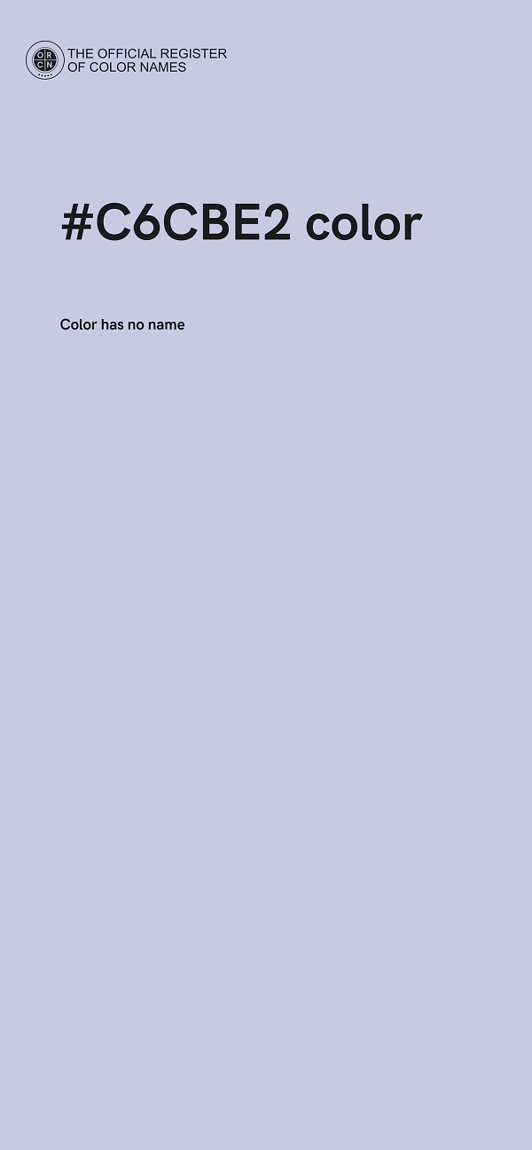 #C6CBE2 color image