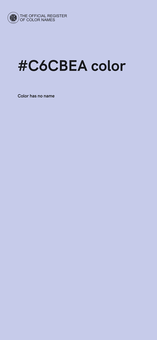 #C6CBEA color image