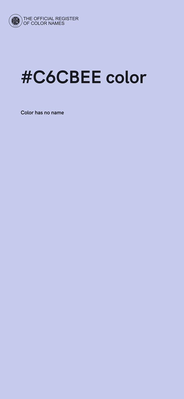 #C6CBEE color image