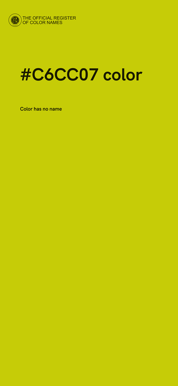 #C6CC07 color image