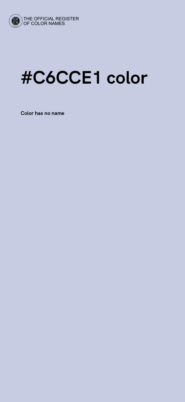 #C6CCE1 color image