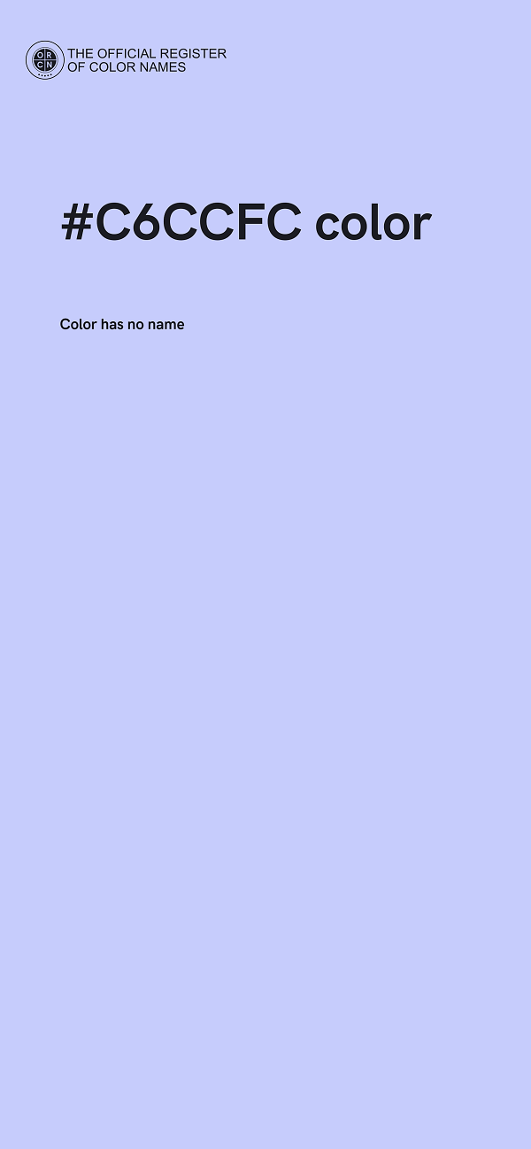 #C6CCFC color image