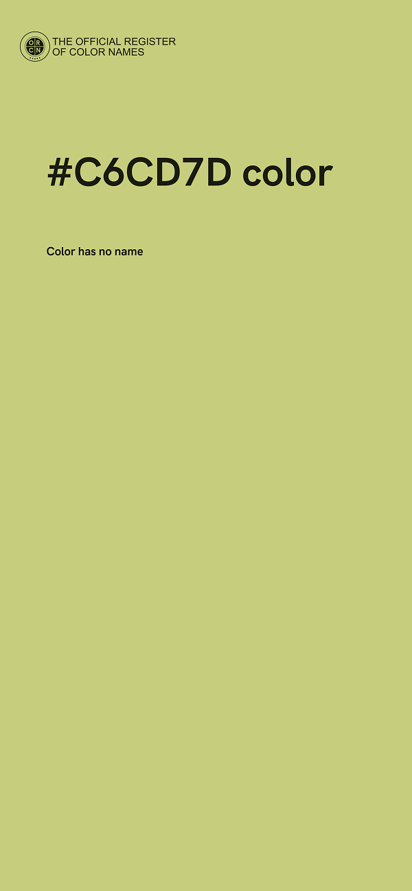 #C6CD7D color image