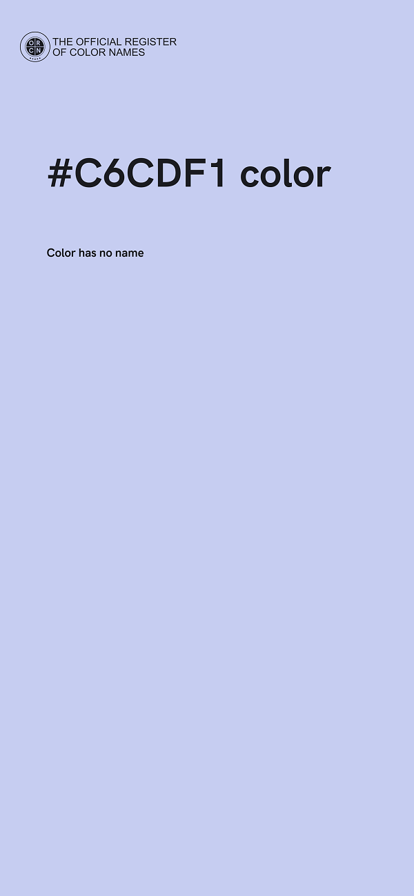 #C6CDF1 color image
