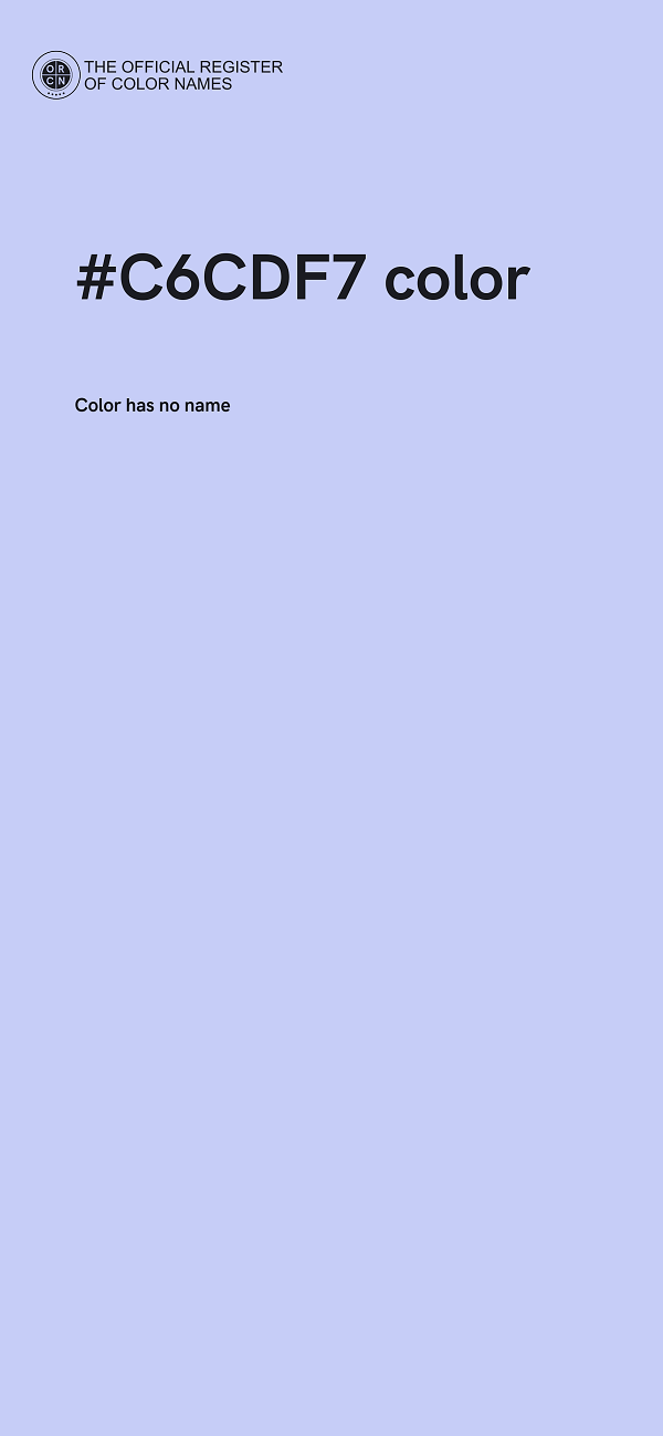 #C6CDF7 color image