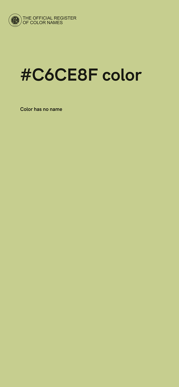 #C6CE8F color image