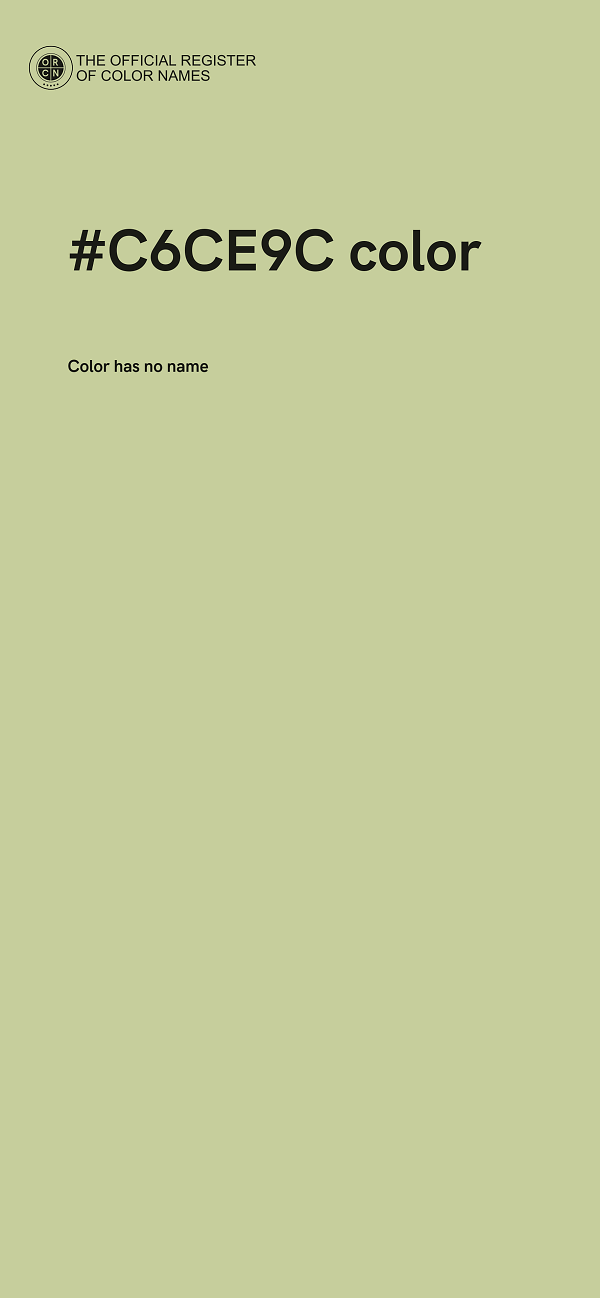 #C6CE9C color image
