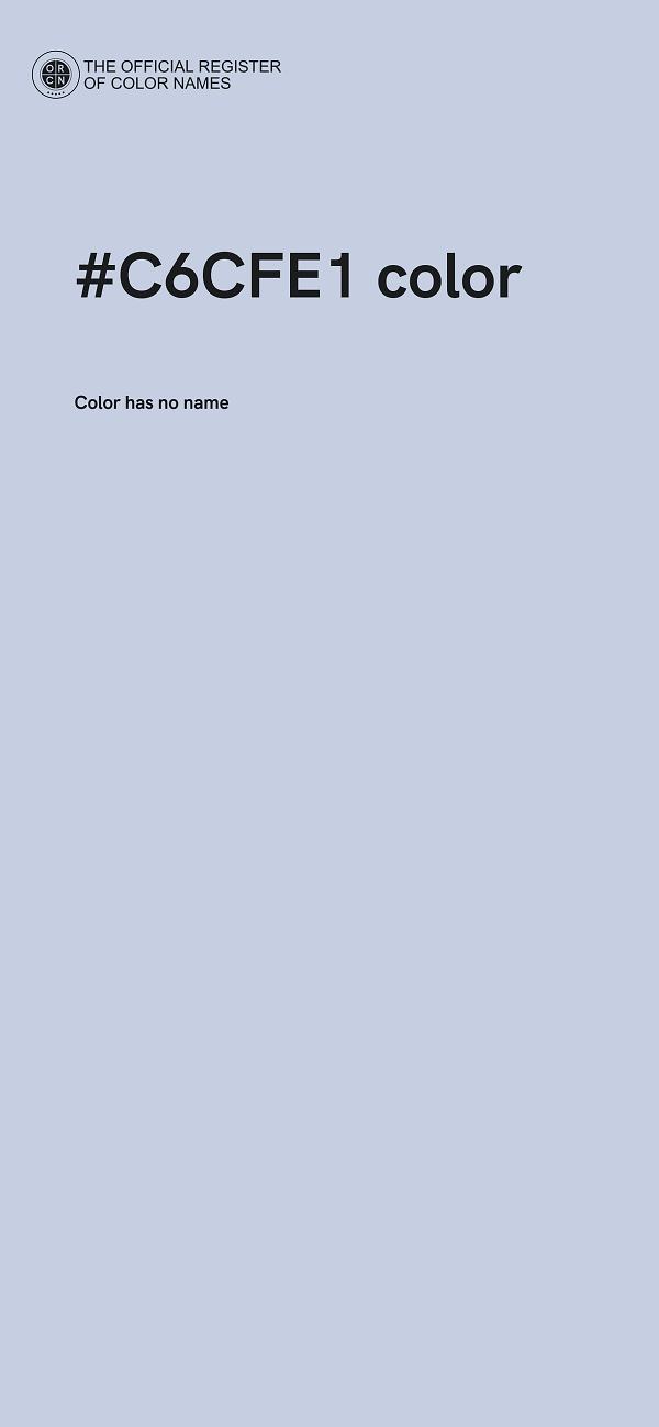 #C6CFE1 color image
