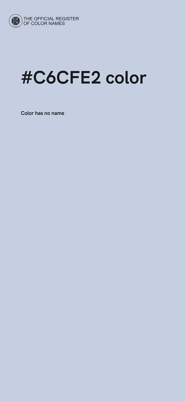 #C6CFE2 color image