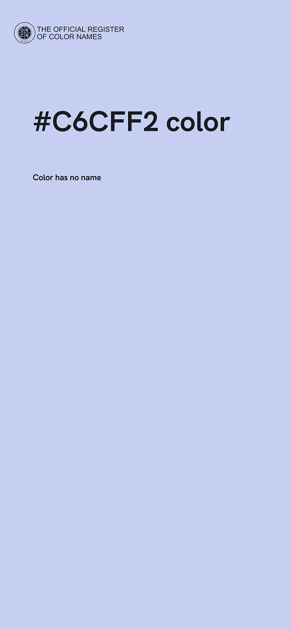 #C6CFF2 color image