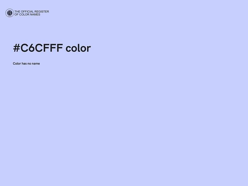 #C6CFFF color image