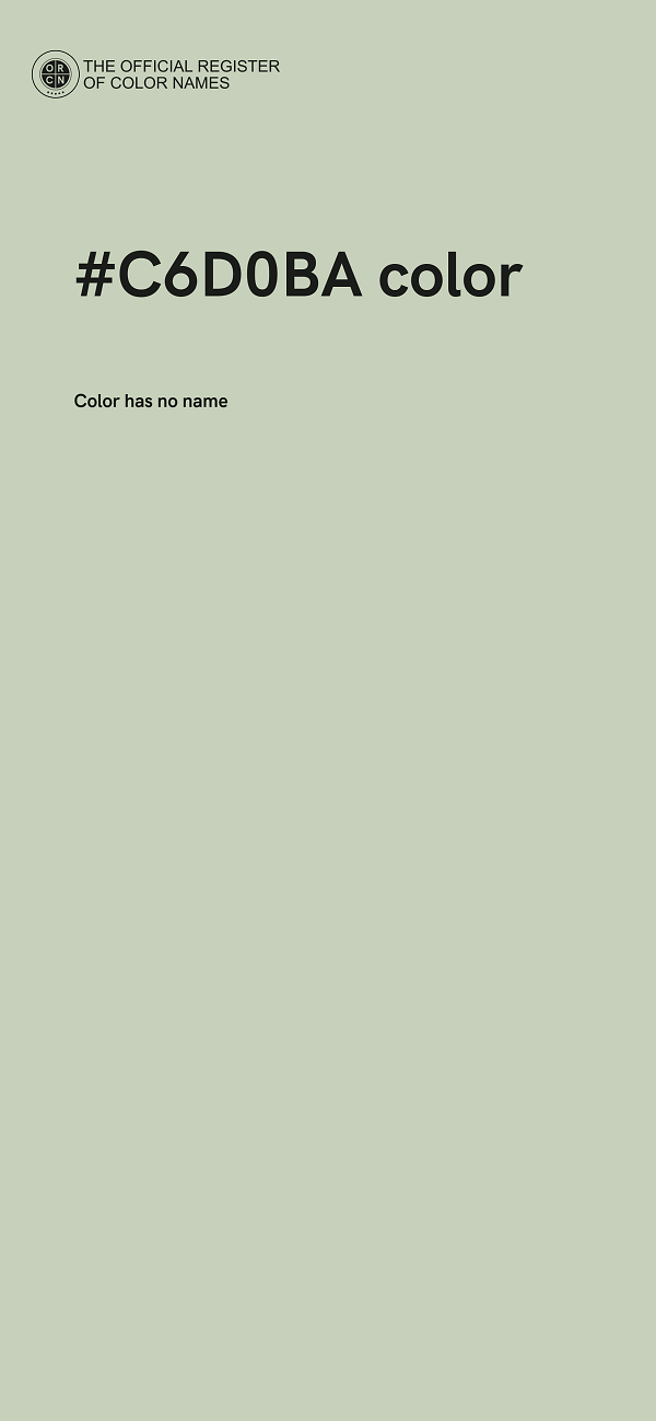 #C6D0BA color image