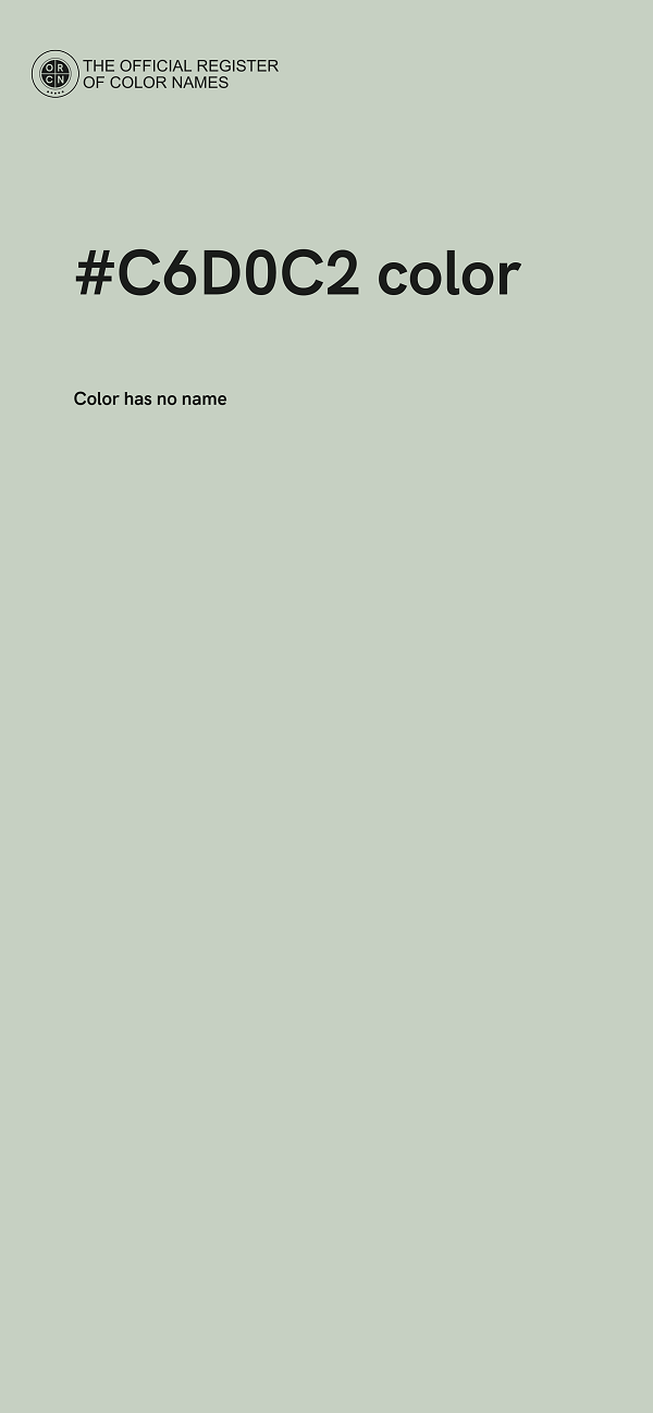 #C6D0C2 color image