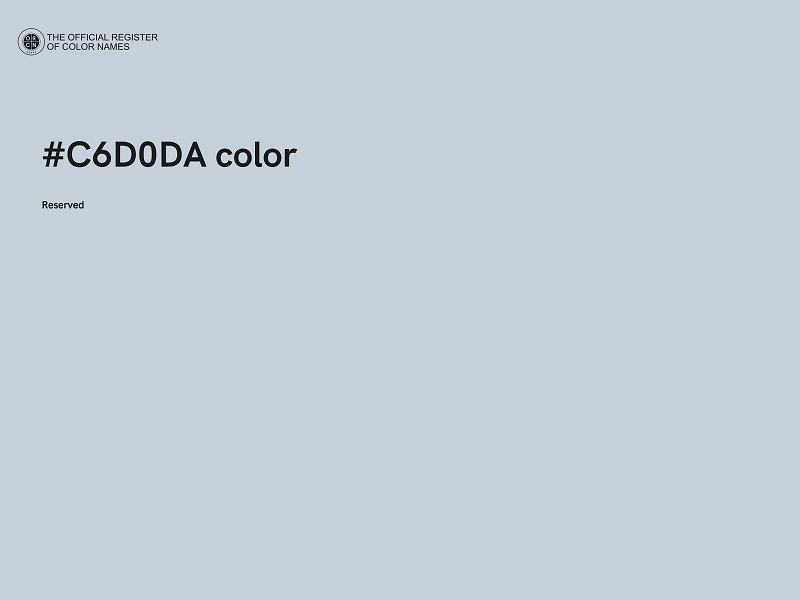 #C6D0DA color image
