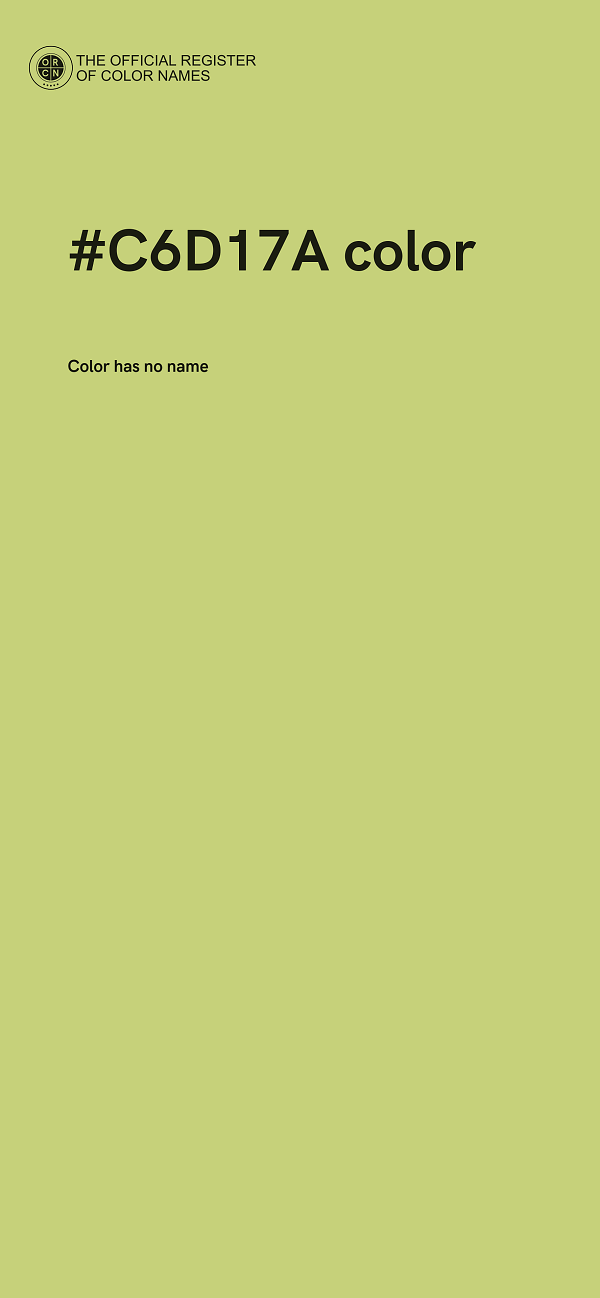 #C6D17A color image
