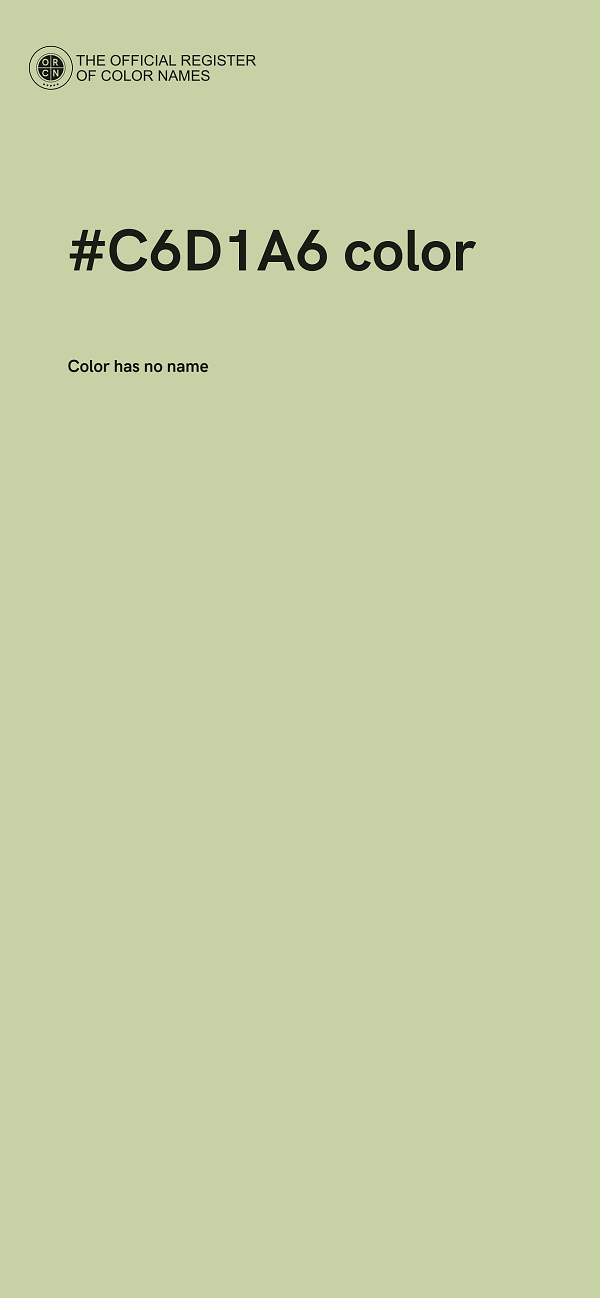 #C6D1A6 color image