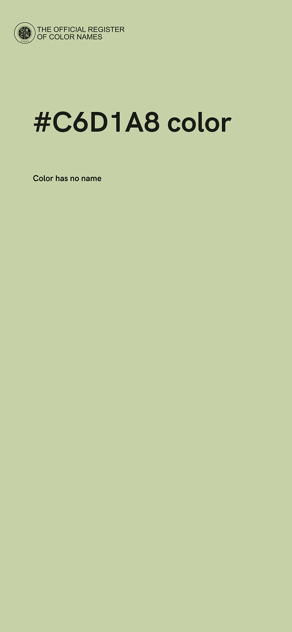 #C6D1A8 color image