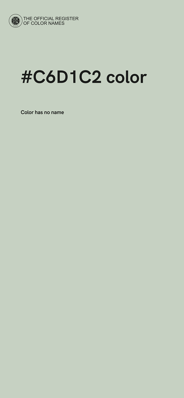 #C6D1C2 color image