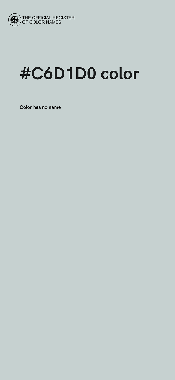 #C6D1D0 color image