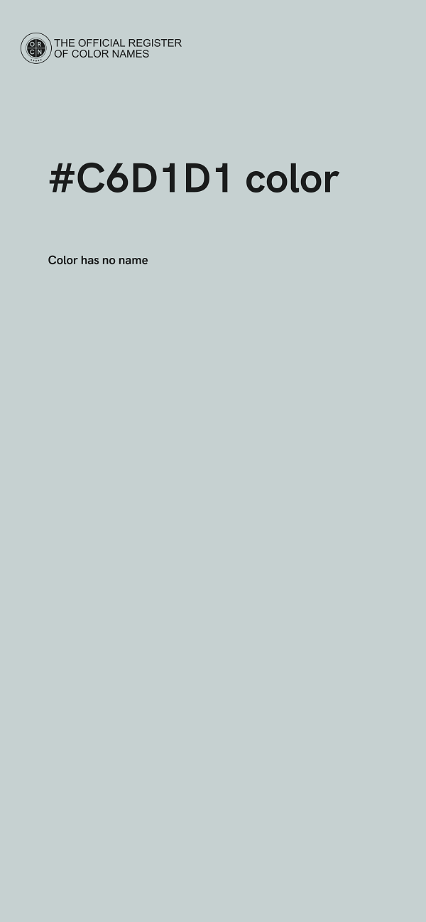 #C6D1D1 color image