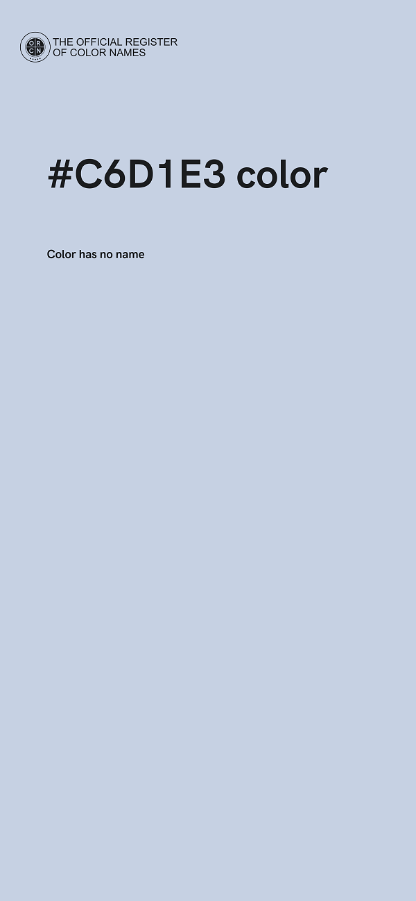#C6D1E3 color image
