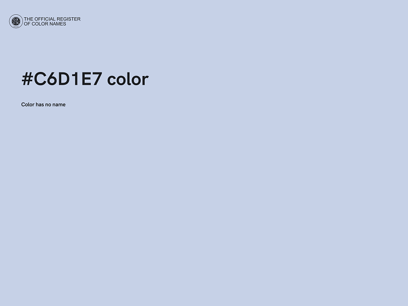 #C6D1E7 color image