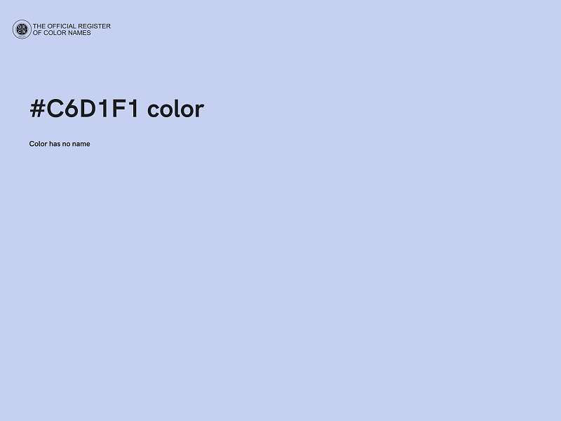 #C6D1F1 color image