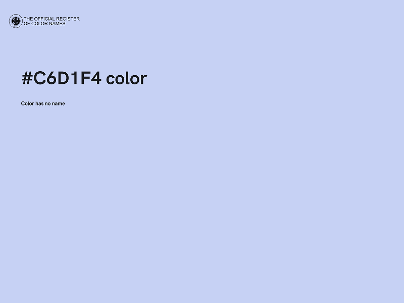 #C6D1F4 color image