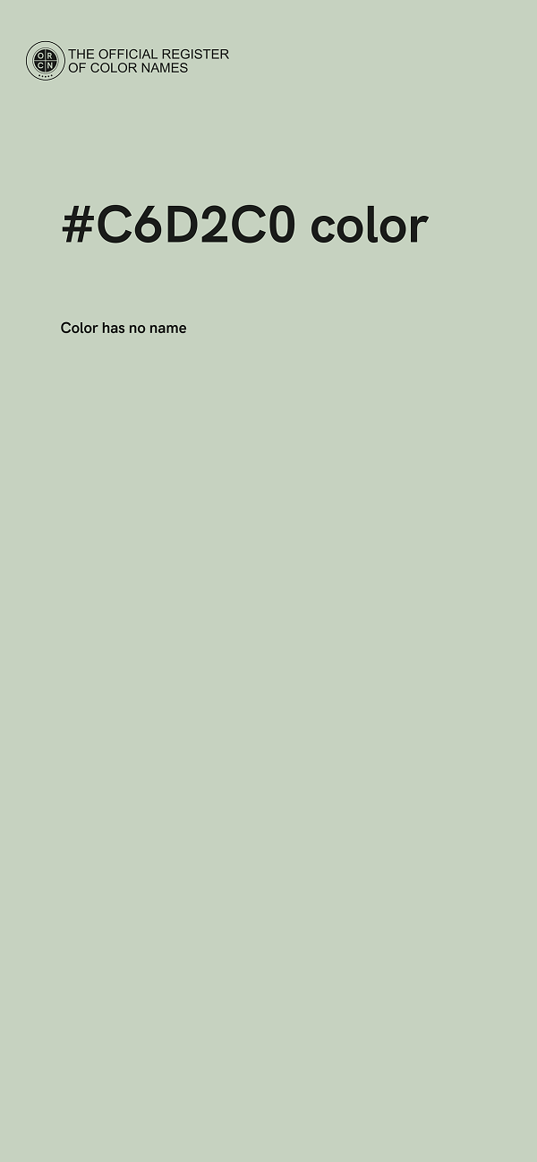 #C6D2C0 color image
