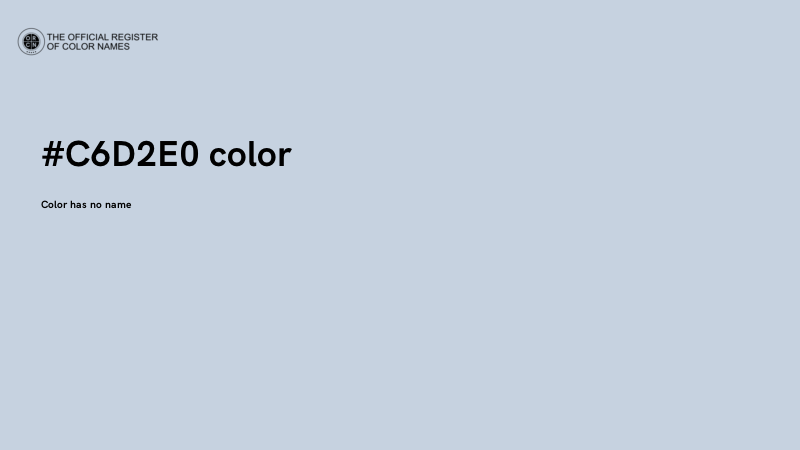 #C6D2E0 color image