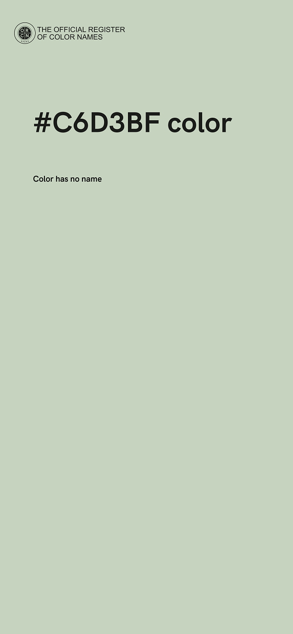 #C6D3BF color image