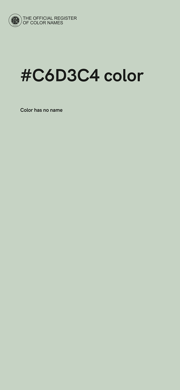 #C6D3C4 color image