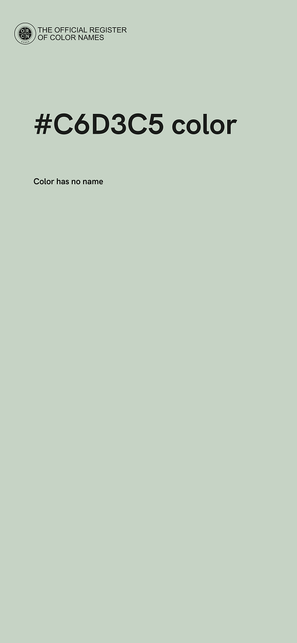 #C6D3C5 color image