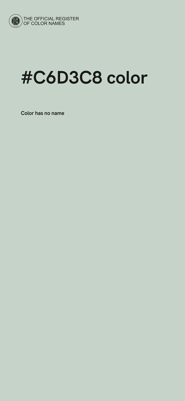 #C6D3C8 color image