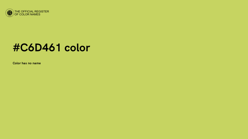 #C6D461 color image