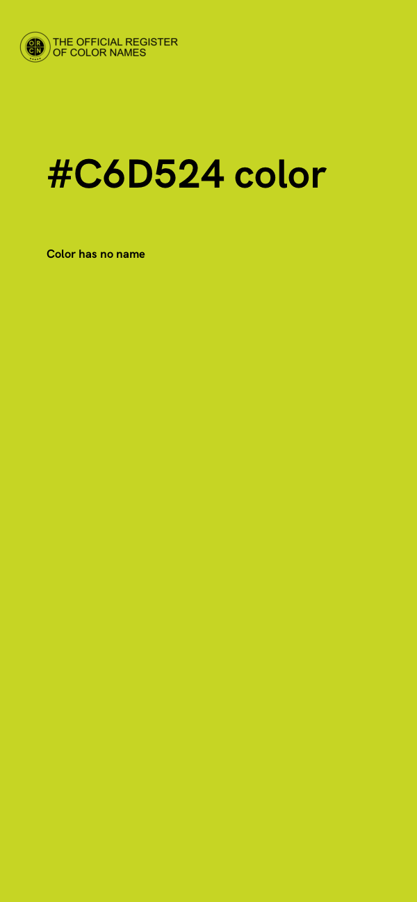 #C6D524 color image