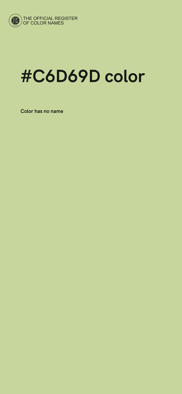 #C6D69D color image