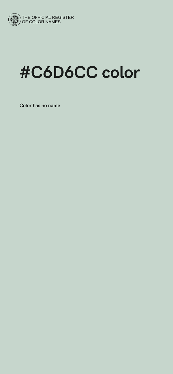 #C6D6CC color image