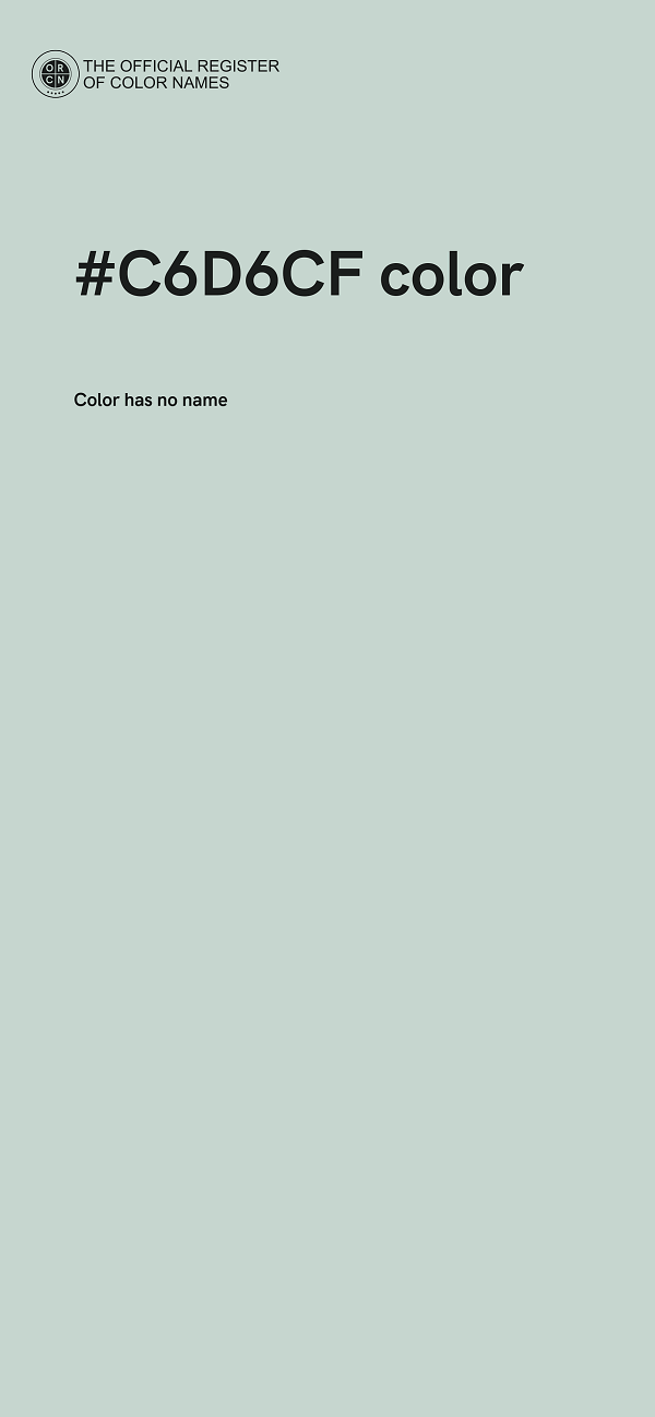 #C6D6CF color image