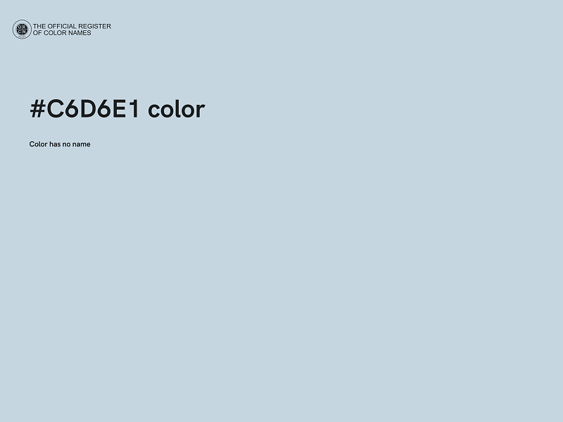 #C6D6E1 color image