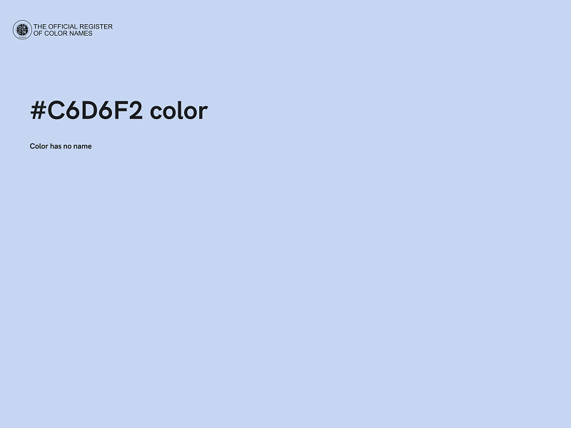 #C6D6F2 color image