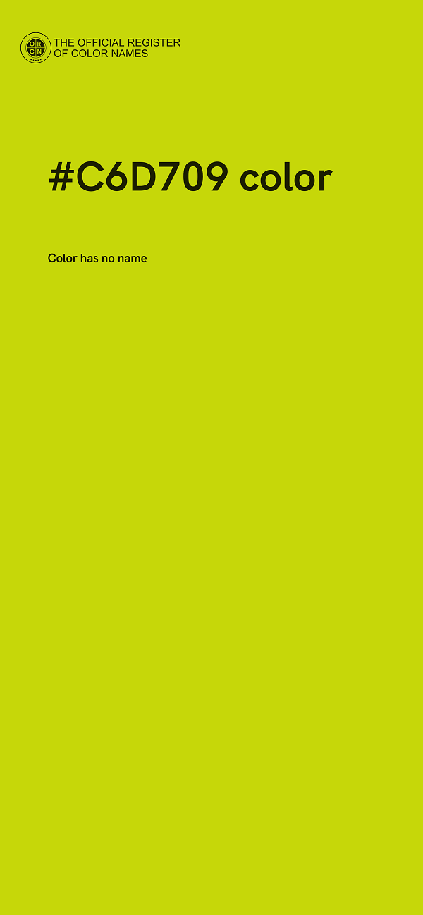 #C6D709 color image