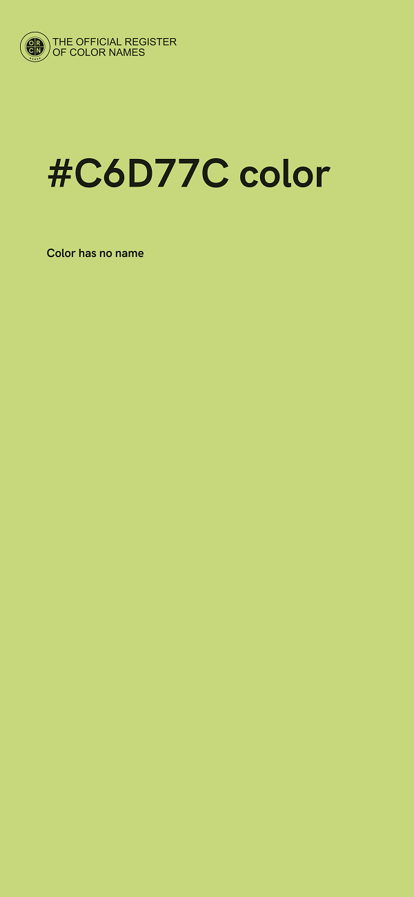 #C6D77C color image